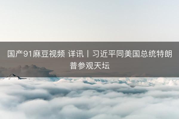 国产91麻豆视频 详讯丨习近平同美国总统特朗普参观天坛