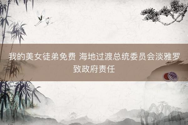 我的美女徒弟免费 海地过渡总统委员会淡雅罗致政府责任
